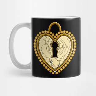 Heart Padlock Mug